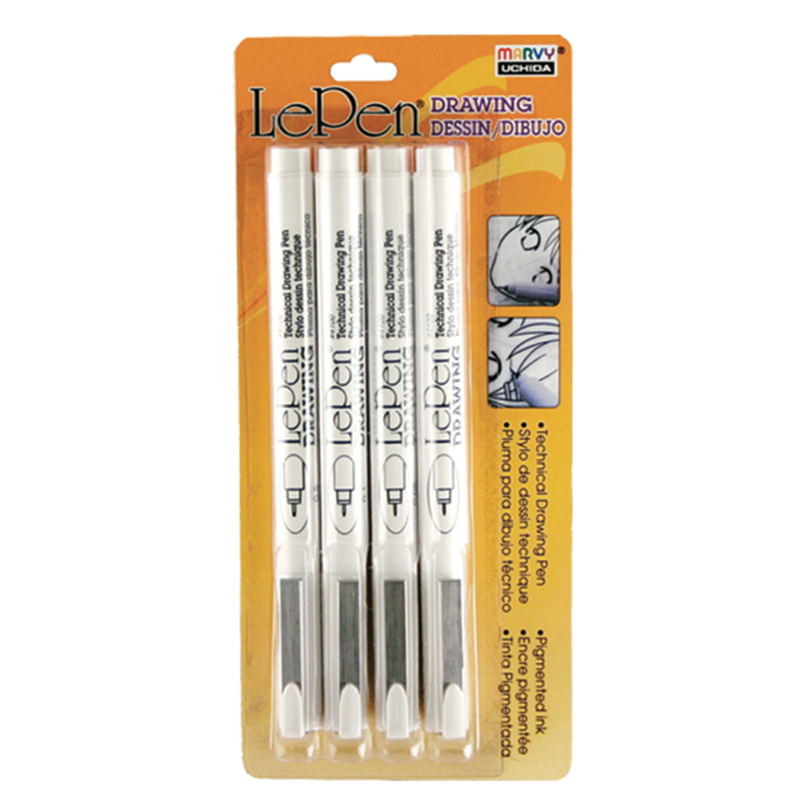 Uchida LePen™ Technical Drawing 4 Pen Set